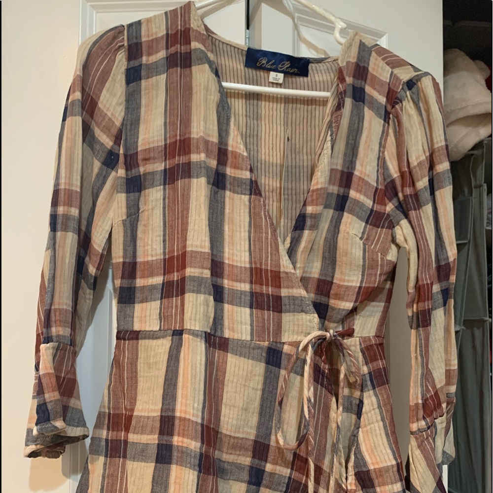 Tie blouse